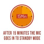 After 15min the original D3 Pro mic would go into standby mode