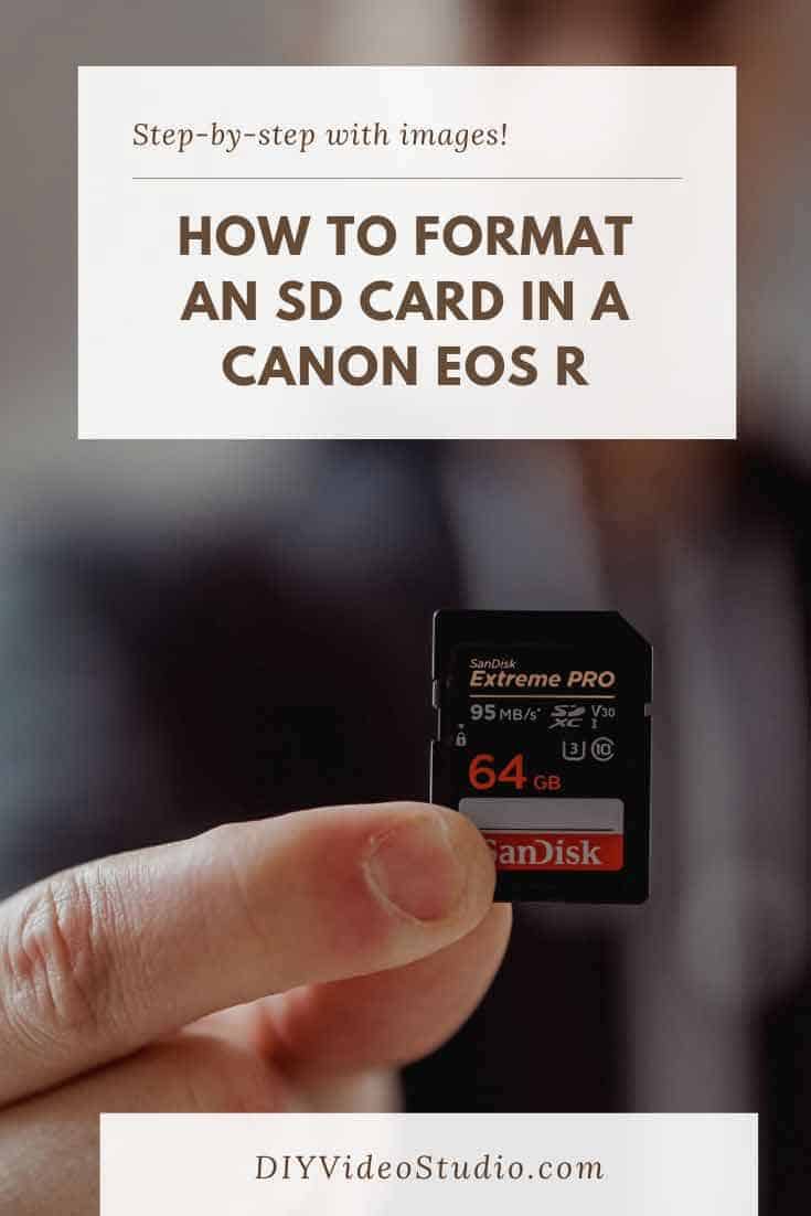 how to format sd card for canon camera