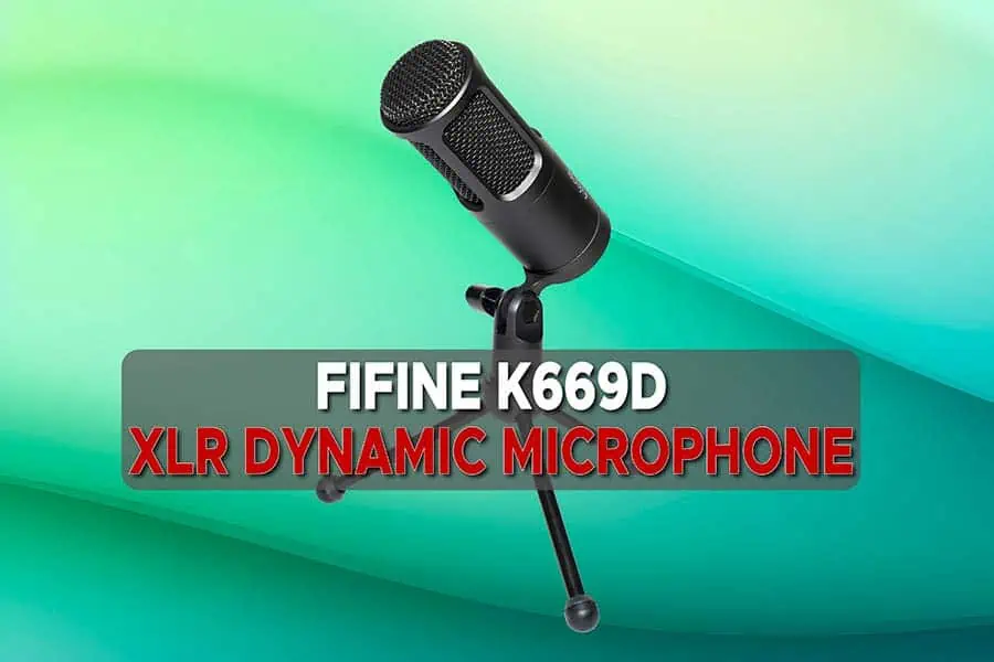 FIFINE K688 Dynamic Potcast Microphone, USB/XLR Connection, Cardi