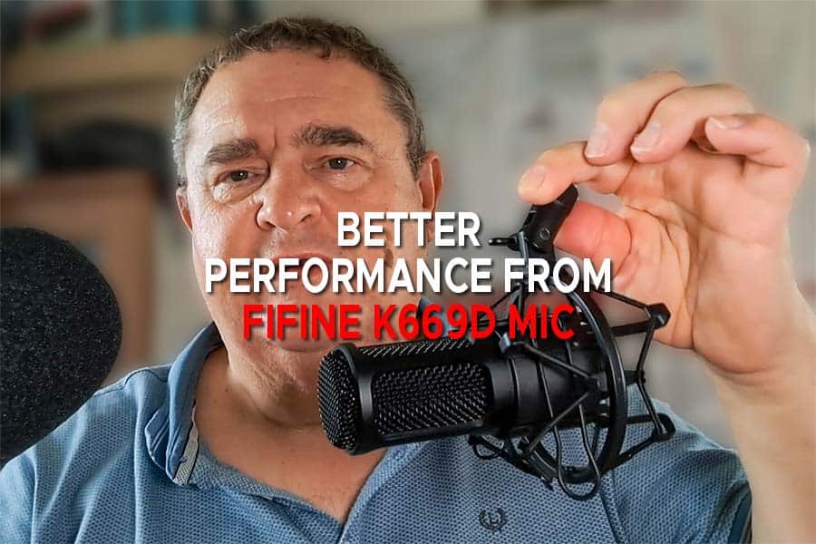 How to make a Fifine K669D mic sound better and noise-free – DIY Video